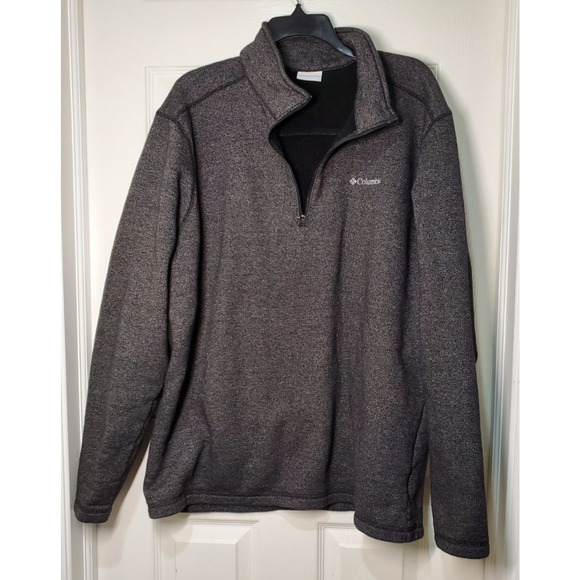 Columbia Other - Columbia Steens Mountain Quarter-Zip Fleece Jacket XXL Gray Black Outdoor Layer